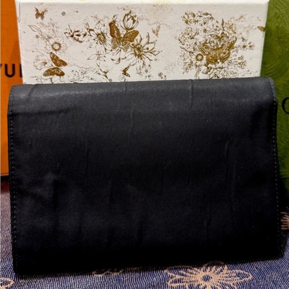 Prada Black Satin wallet - Picture 2 of 11